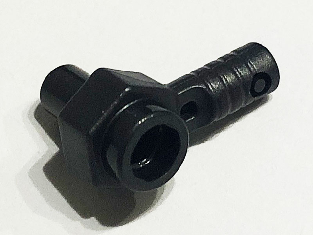 Minifigure, Weapon Bar on Front, Stud on Back