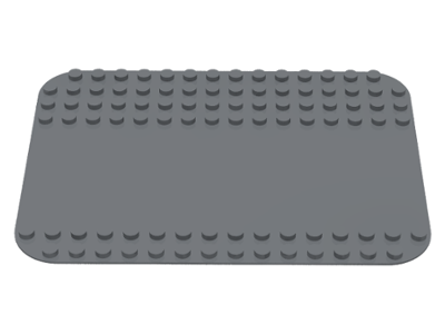 Duplo, Baseplate 12 x 16 with Road Flat Surface Pattern