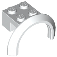 Vehicle, Mudguard 4 x 2 1/2 x 1 2/3 with Arch Round