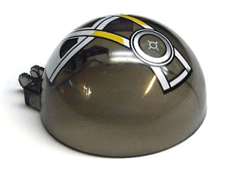 Windscreen 6 x 6 x 3 Canopy Dome Half Sphere with Dual 2 Fingers with SW Republic Attack Gunship Crosshairs Pattern
