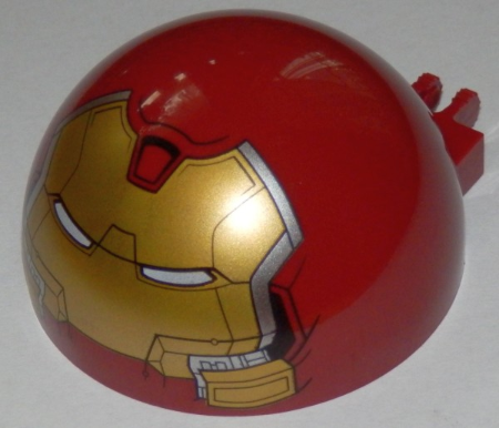 Windscreen 6 x 6 x 3 Canopy Dome Half Sphere with Dual 2 Fingers with Hulk Buster Face Pattern