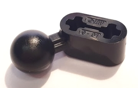 Technic, Liftarm, Modified Ball Joint Angled 1 x 2