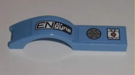 Vehicle, Mudguard 1 x 4 1/2 with 'ENgyne' and 'EYEWEAR' Pattern Model Right Side (Stickers) - Set 8193