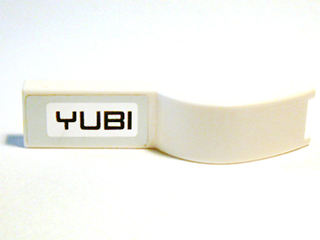 Vehicle, Mudguard 1 x 4 1/2 with 'YUBI' Pattern Model Left Side (Sticker) - Set 8149