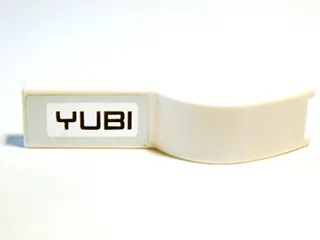 Vehicle, Mudguard 1 x 4 1/2 with 'YUBI' Pattern Model Left Side (Sticker) - Set 8149