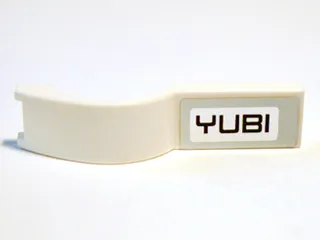 Vehicle, Mudguard 1 x 4 1/2 with 'YUBI' Pattern Model Right Side (Sticker) - Set 8149