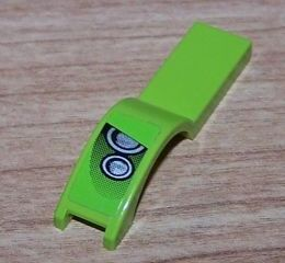 Vehicle, Mudguard 1 x 4 1/2 with Silver Headlights Pattern Model Right Side (Sticker) - Set 8133