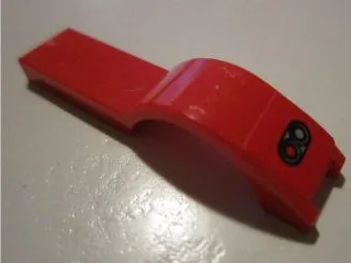 Vehicle, Mudguard 1 x 4 1/2 with Taillights Pattern Model Left Side (Sticker) - Set 8495