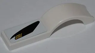 Vehicle, Mudguard 1 x 4 1/2 with 'CELLFISH' Pattern Model Right Side (Sticker) - Set 8149