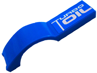 Vehicle, Mudguard 1 x 4 1/2 with 'TURBO OIL' Pattern Model Right Side (Sticker) - Sets 6111 / 8662