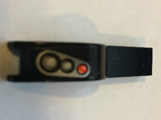 Vehicle, Mudguard 1 x 4 1/2 with Headlights Pattern Model Left Side (Sticker) - Set 8132