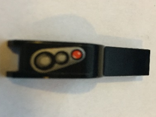 Vehicle, Mudguard 1 x 4 1/2 with Headlights Pattern Model Right Side (Sticker) - Set 8132