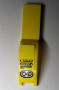 Vehicle, Mudguard 1 x 4 1/2 with 'Kyoto Oxide' and Taillights Pattern Model Right Side (Sticker) - Set 8135