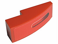 Slope, Curved 3 x 1 with Taillight Pattern Right (Sticker) - Set 8671