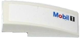 Slope, Curved 3 x 1 with 'Mobil 1' Pattern Model Left Side (Sticker) - Set 75912