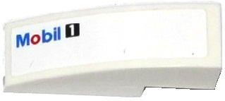 Slope, Curved 3 x 1 with 'Mobil 1' Pattern Model Right Side (Sticker) - Set 75912