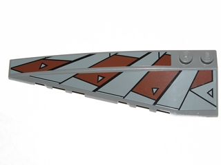 Wedge 10 x 3 Left with SW Sith Pattern (Stickers) - Set 7957
