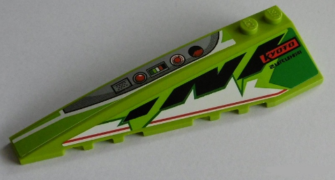 Wedge 10 x 3 Left with 'KYOTO ZURUHNI' and Switches Pattern (Stickers) - Set 8864