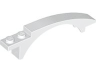 Slope, Curved 8 x 1 x 1 2/3 with Arch and 2 Recessed Studs