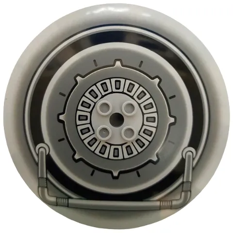 Dish 10 x 10 Inverted (Radar) - Hollow Studs with SW Tank Droid Pattern