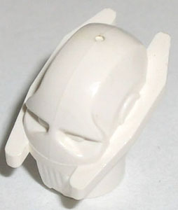 Minifigure, Head, Modified SW General Grievous Plain