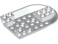 Aircraft Fuselage Forward Bottom Curved 6 x 8 with 2 Holes and 2 Pin Holes