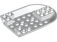 Aircraft Fuselage Forward Bottom Curved 6 x 8 with 2 Holes and 2 Pin Holes