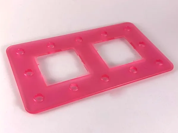 Clikits Frame, Rectangle Double with 12 Holes