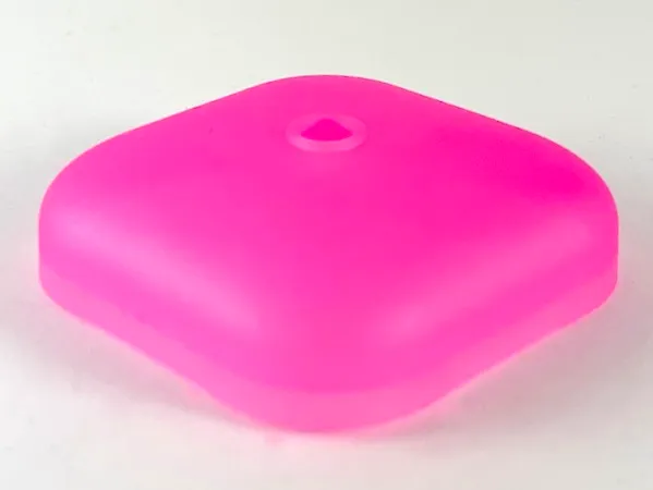 Clikits Container, Square Box with Hole - Lid