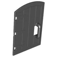 Duplo Door / Window Pane 1 x 4 x 4 with Rounded Top and Handle - Castle