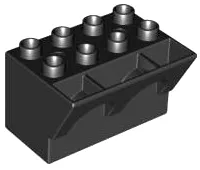 Duplo, Brick 3 x 4 x 2 with Arched Parapet