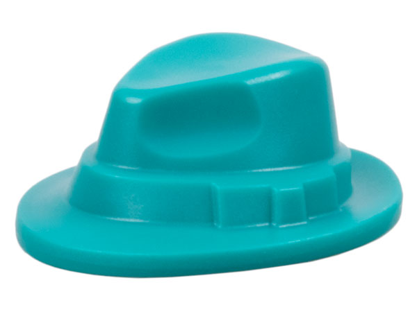 Minifigure, Headgear Hat, Narrow Brim (Fedora)