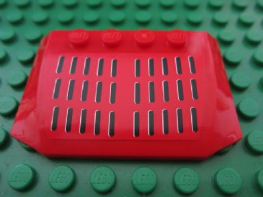 Wedge 4 x 6 x 2/3 Triple Curved with Grille Lines Pattern (Sticker) - Set 8160