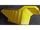 Vehicle, Tipper Bed 32 x 16 x 10 2/3 with Black and Yellow Danger Stripes Pattern on Front and Both Sides (Stickers) - Set 7344