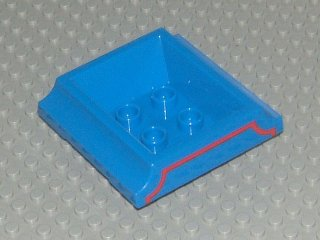 Duplo, Train Thomas & Friends Tender Top with 2 x 2 Recess with Gordon Pattern