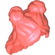 Mini Doll, Hair Female Long with Parted Bangs, 2 Buns