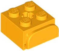 Brick, Modified 2 x 2 with Paper / Photo Holder and Axle Hole