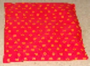 Duplo, Doll Cloth Blanket with Yellow Dots Pattern