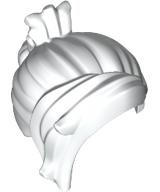 Minifigure, Hair Female with Clipped-up Ponytail, Long Bangs Swept Right