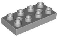 Duplo, Plate 2 x 4 with 2 Holes