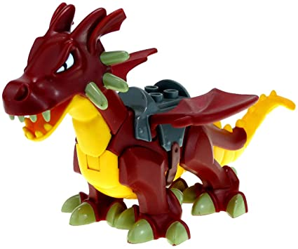 Duplo Dragon Large with Bright Light Orange Underside