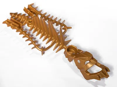 Bionicle Piraka Spine with Mask and Arm Covers (Thok) - Flexible Rubber