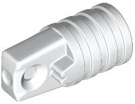 Hinge Cylinder 1 x 2 Locking with 1 Finger and Axle Hole on Ends without Slots