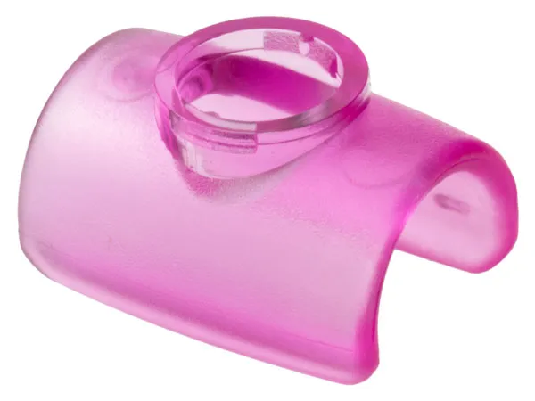 Clikits Connector, Domed 1 x 2 x 1 with Hole (Pencil Connector)