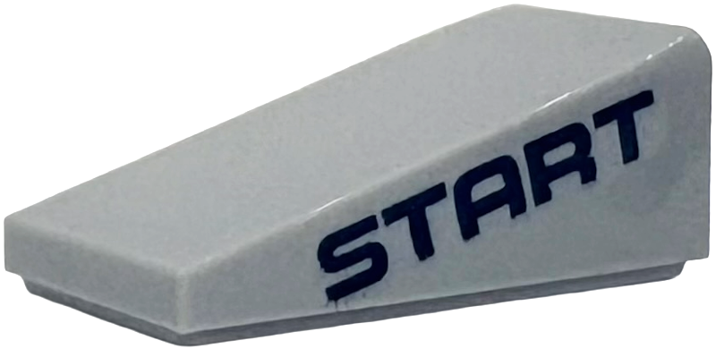 Slope 18 2 x 1 x 2/3 with Dark Blue 'START' Pattern