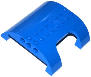 Slope, Curved 8 x 8 x 2 Double with Cutout