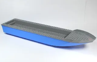 Boat, Hull Unitary 51 x 12 x 6 with Dark Bluish Gray Top (54100 / 54101)