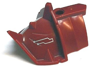 Large Figure Armor, Shoulder - Spiky (Knights Kingdom II / Exo-Force) with Silver Circuitry Pattern Model Right Side (Sticker) - Set 7705