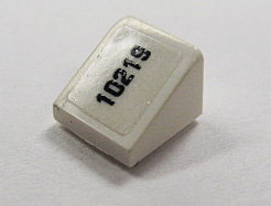 Slope 30 1 x 1 x 2/3 with Black '10219' Pattern Left (Sticker) - Set 10219