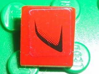 Slope 30 1 x 1 x 2/3 with Black Air Intake Pattern Model Left Side (Sticker) - Set 8681